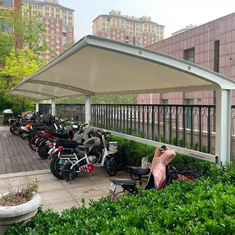 镇雄县膜结构电动车棚